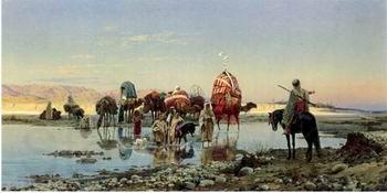 unknow artist Arab or Arabic people and life. Orientalism oil paintings 144 Germany oil painting art